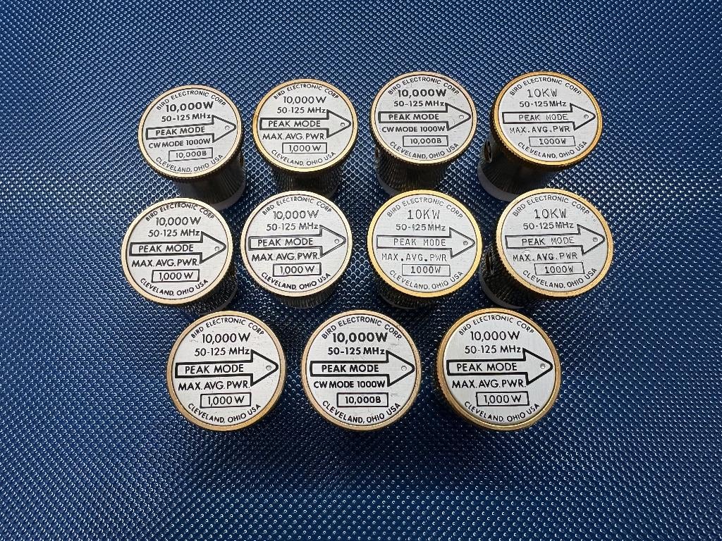 Bird 43 meetkopjes 10000B 50-125 Mhz, Telecommunicatie, Ophalen of Verzenden, Gebruikt, Zender en Ontvanger