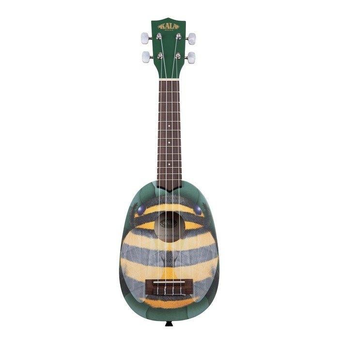Kala Novelty Series sopraan ukelele Honey Bee met gigbag, ., Nieuw, Ophalen of Verzenden, Akoestische gitaar