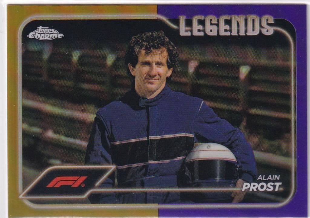Alain Prost Gold Purple Refractor #200