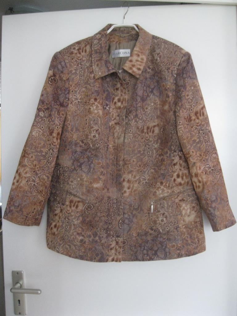 Marcona jasje beige 46 /L zgan, Beige, Maat 46/48 (XL) of groter, Nieuw, Ophalen of Verzenden