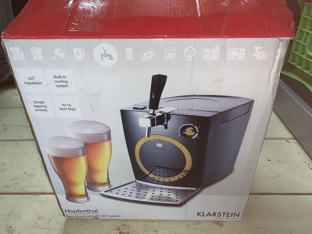 Biertender Nieuw in de doos Klarstein, Witgoed en Apparatuur, Thuistaps, Ophalen of Verzenden, Nieuw, Overige merken