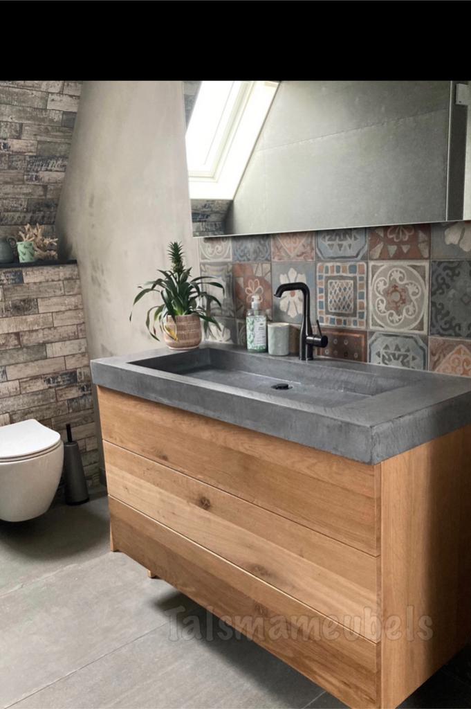 Betonlook wasbakken geheel op maat gemaakt., Ophalen of Verzenden, Nieuw