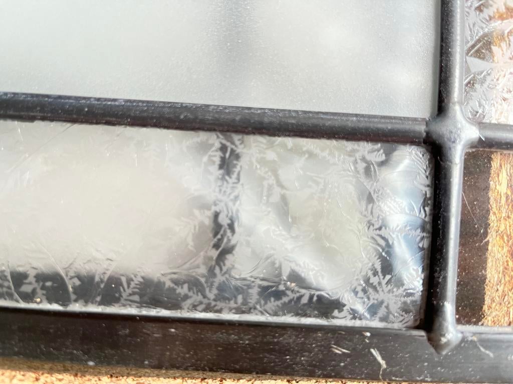 Nieuw glas in lood voor deur, Doe-het-zelf en Verbouw, Glas en Ramen, Gevelraam of Ruit, Nieuw, Ophalen of Verzenden, Minder dan 80 cm