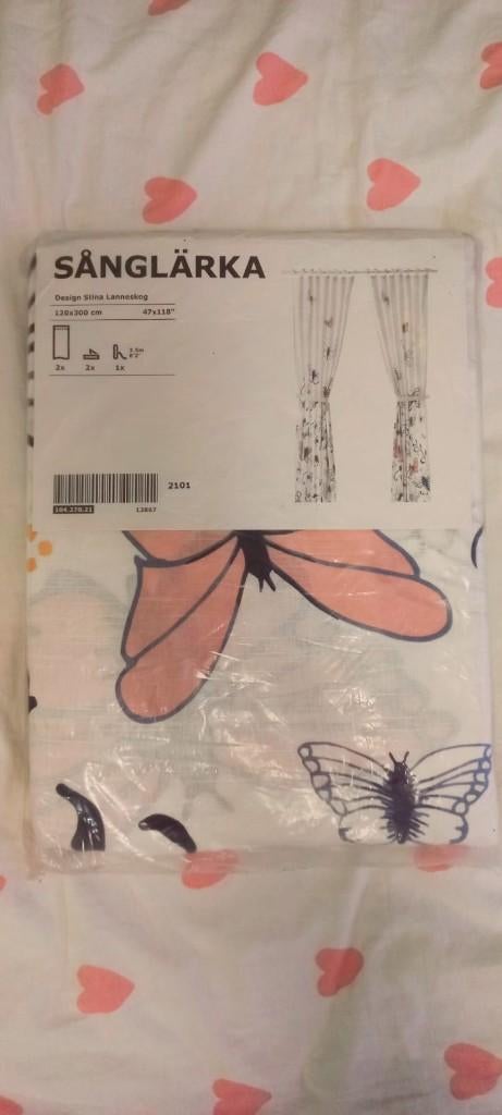 SÅNGLÄRKA IKEA gordijnen – Nieuw, 120300 cm, Huis en Inrichting, Woonaccessoires | Overige, Nieuw, Ophalen