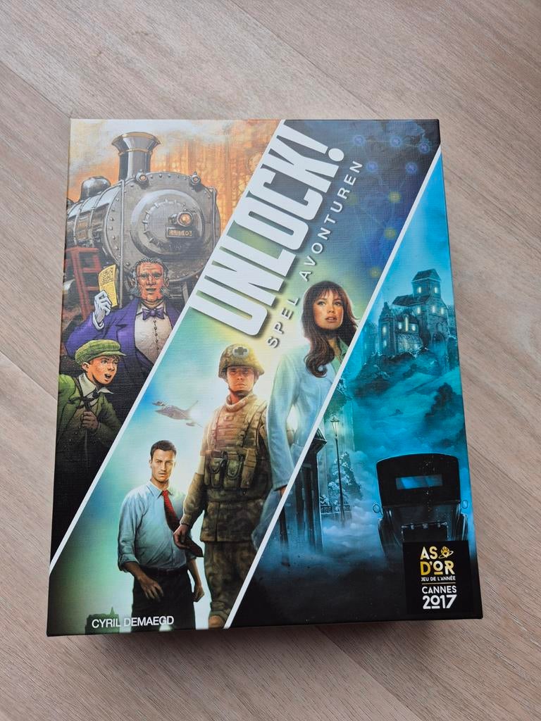 Unlock deel 10 spelavonturen, escapegame, 3 in 1., Vijf spelers of meer, Ophalen of Verzenden, Zo goed als nieuw, Space Cowboys