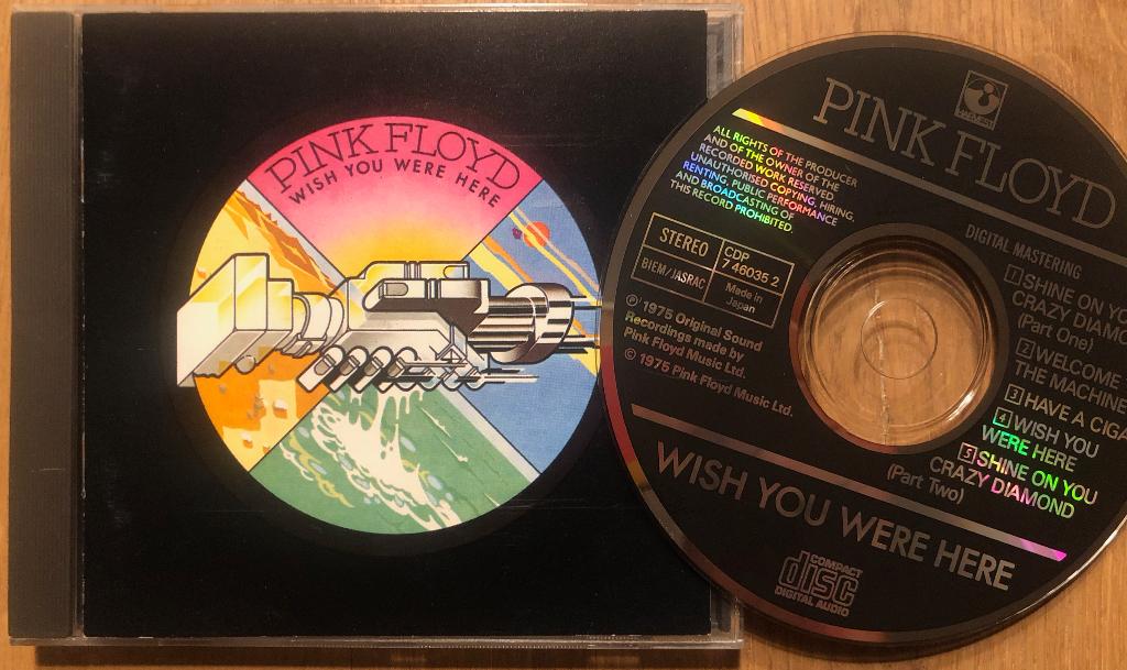 PINK FLOYD - Wish you were here ( CD; Harvest; Japan ), Cd's en Dvd's, Cd's | Rock, Zo goed als nieuw, Progressive, Ophalen of Verzenden