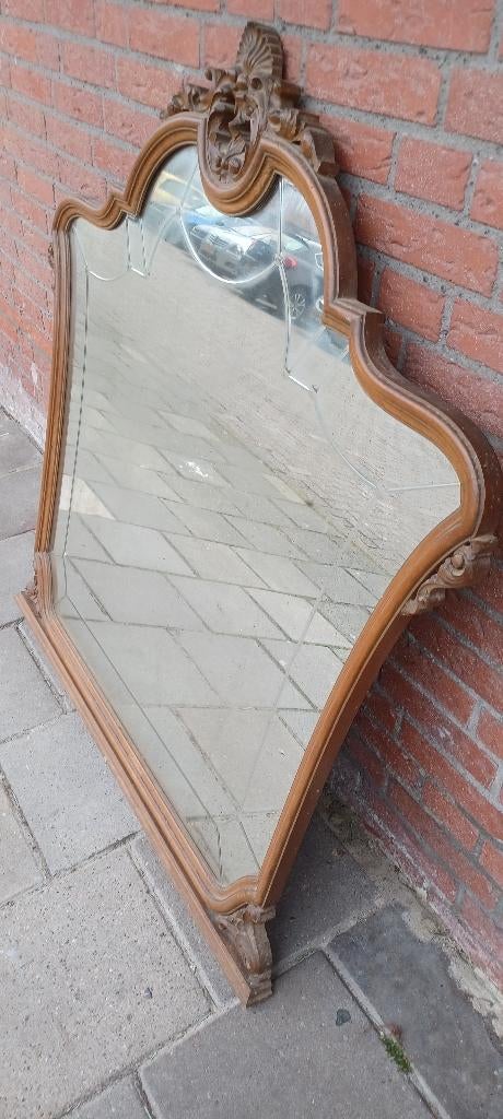 Antieke spiegel, Ophalen, Overige vormen, 100 tot 150 cm, 100 tot 150 cm