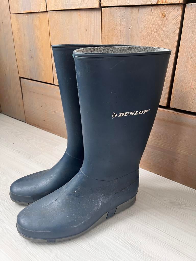 Dunlop Laarzen Blauw Maat 40, Ophalen of Verzenden, Zo goed als nieuw, Blauw, Regenlaarzen