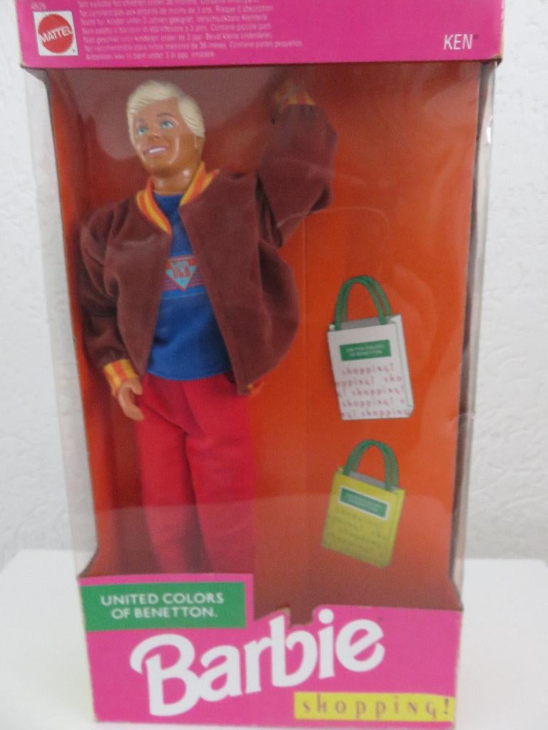 Ken mattel united colors of benetton barbie shopping nieuw!, Ophalen of Verzenden, Nieuw, Barbie