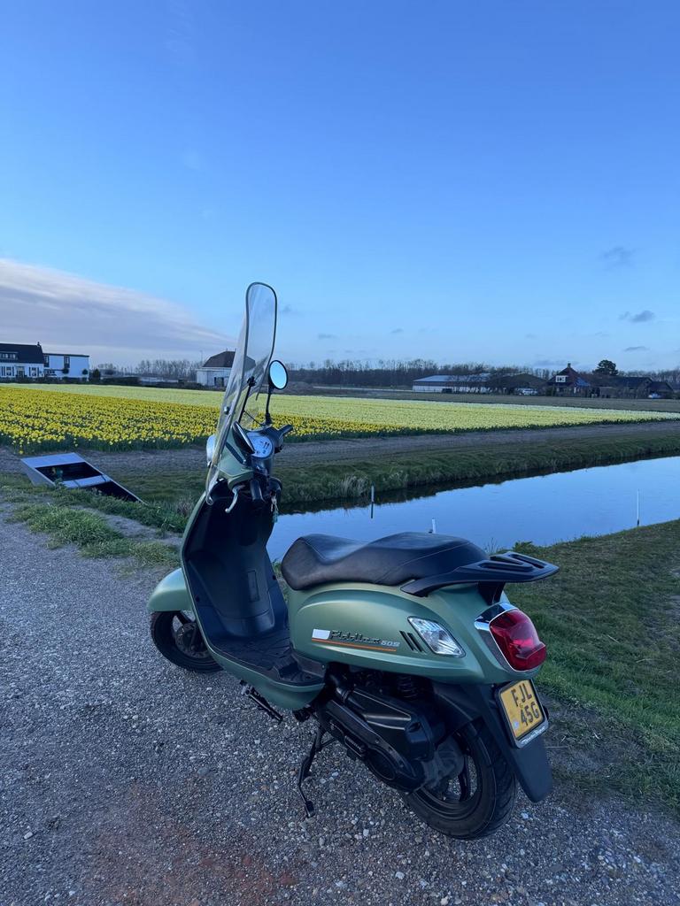 Sym Fiddle II (2) Scooter - Groen, Ophalen, Gebruikt, Maximaal 45 km/u, Benzine