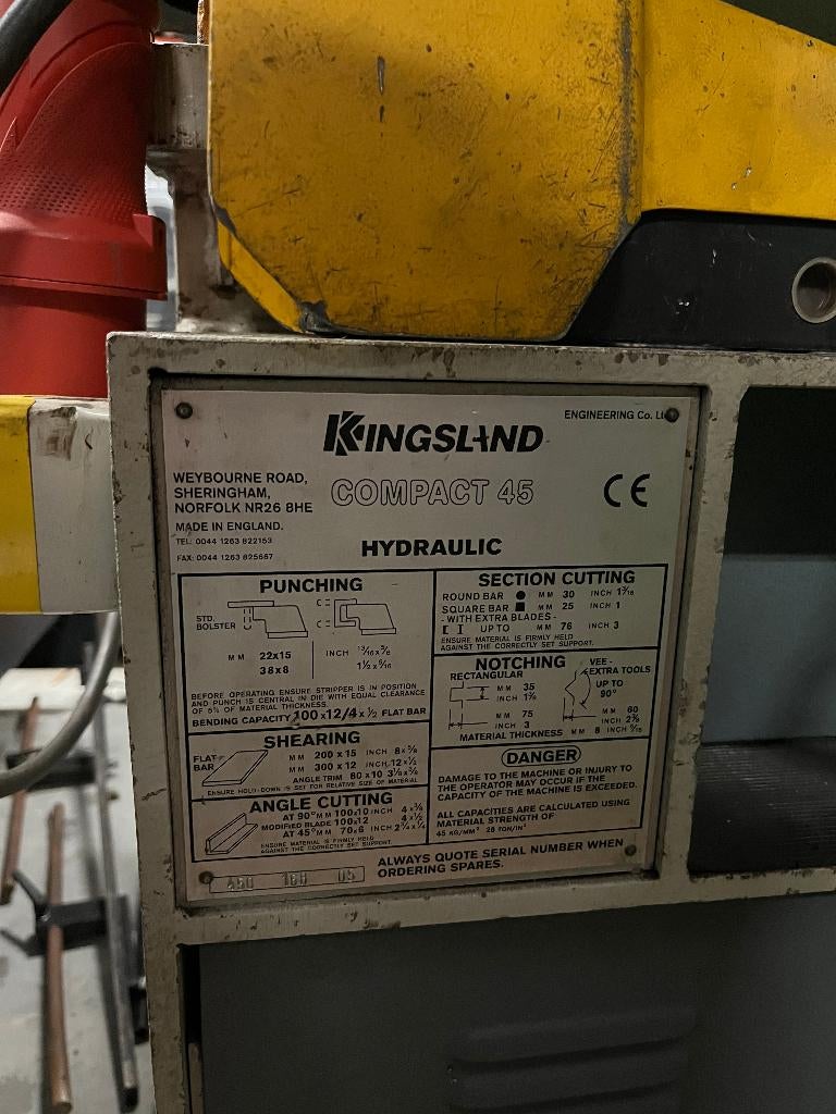 pons knipmachine van Kingsland, Ophalen, Kingsland, Nb, Nb