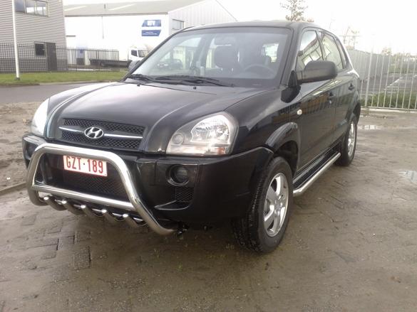 Hyundai Tucson Sidebars met aluminium trede, Niet ingevuld, Niet ingevuld, Niet ingevuld