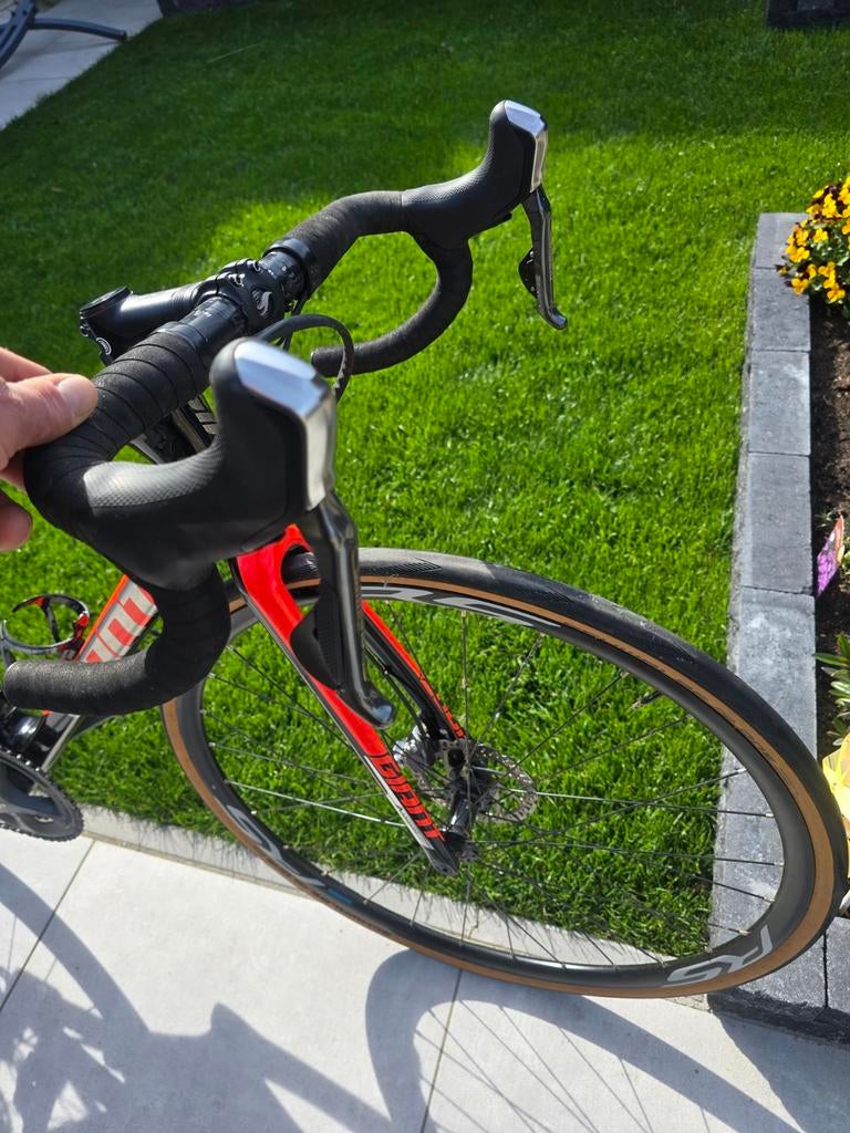 Giant TCR Advanced maat M- Ultegra di2, schijfrem, Fietsen en Brommers, Fietsen | Racefietsen, Ophalen, Carbon, Giant, Meer dan 20 versnellingen