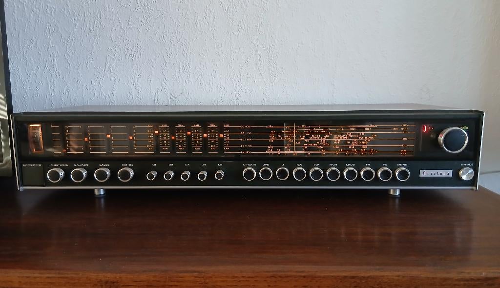 Aristona 702 HiFi tuner-versterker,  jaren 70, Overige merken, Gebruikt, Ophalen of Verzenden, Minder dan 60 watt