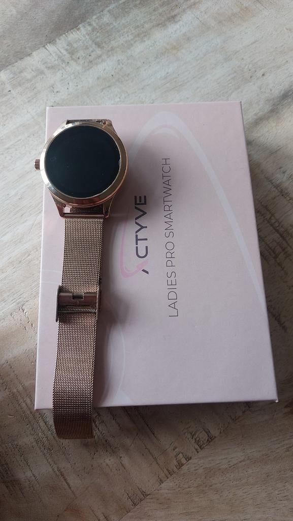 CTYVE Ladies Pro Smartwatch Roségoud met extra bandje, CTYVE, Ophalen of Verzenden, Zo goed als nieuw, Android