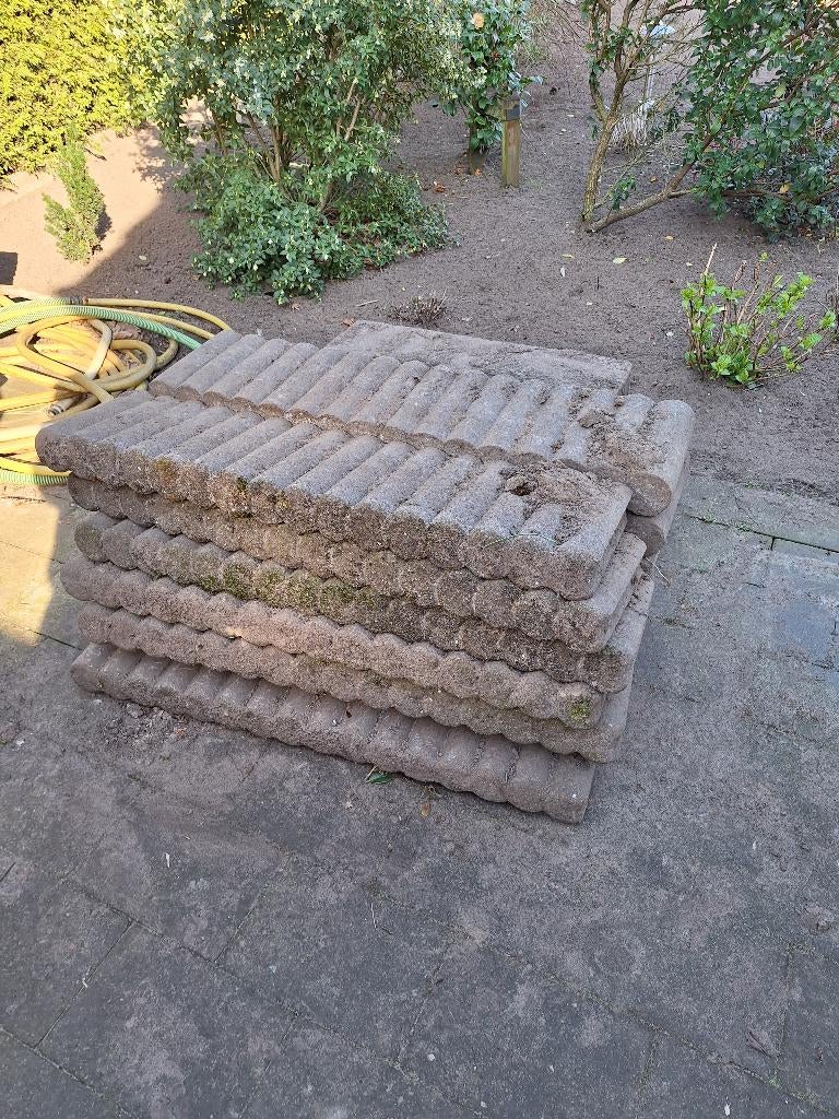 Bielzen grijs en rood, Tuin en Terras, Ophalen, Gebruikt, 100 tot 200 cm, Biels