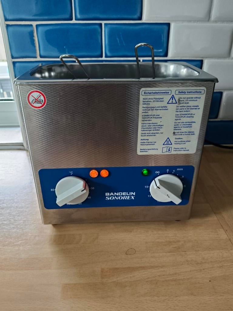 Sonorex ultrasoon reiniger 3 liter, Ophalen of Verzenden, Zo goed als nieuw