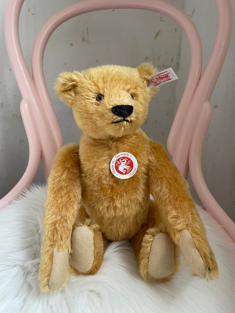 Steiff Purzelbär, Verzamelen, Beren en Cherished Teddies, Zo goed als nieuw, Stoffen beer, Steiff, Ophalen of Verzenden