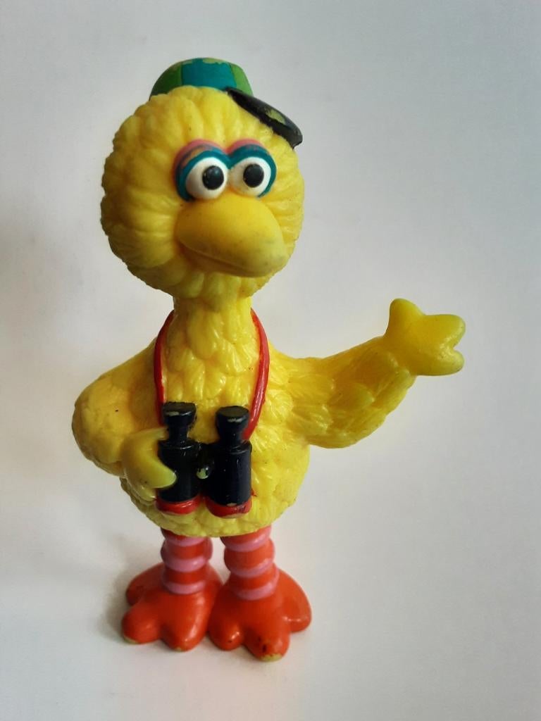 Sesamstraat Pino / Yellow Bird figuren verzamelen vintage, Ophalen of Verzenden