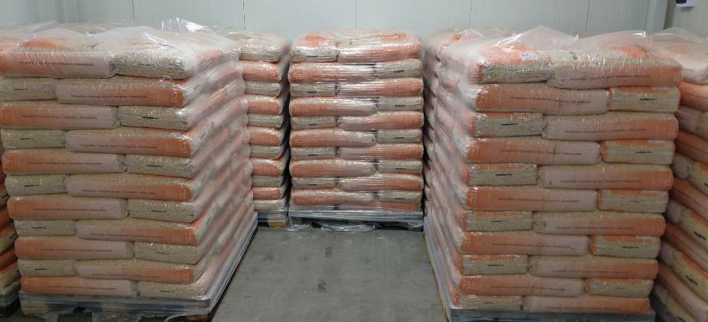 Pellets Pure Power houtpellets naaldhout houtkorrel, 6 m³ of meer, Ophalen, Overige houtsoorten, Blokken