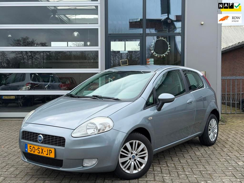 Fiat Grande Punto 1.4 | Airco | Nw Apk, Voorwielaandrijving, 400 kg, Grande Punto, Origineel Nederlands