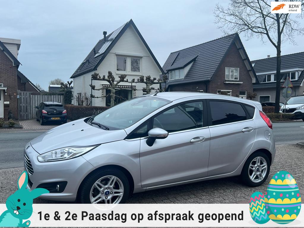 Ford Fiesta 1.0 EcoBoost Titanium Stoelverwarming Clima, Voorwielaandrijving, Euro 5, Zwart, 23 km/l