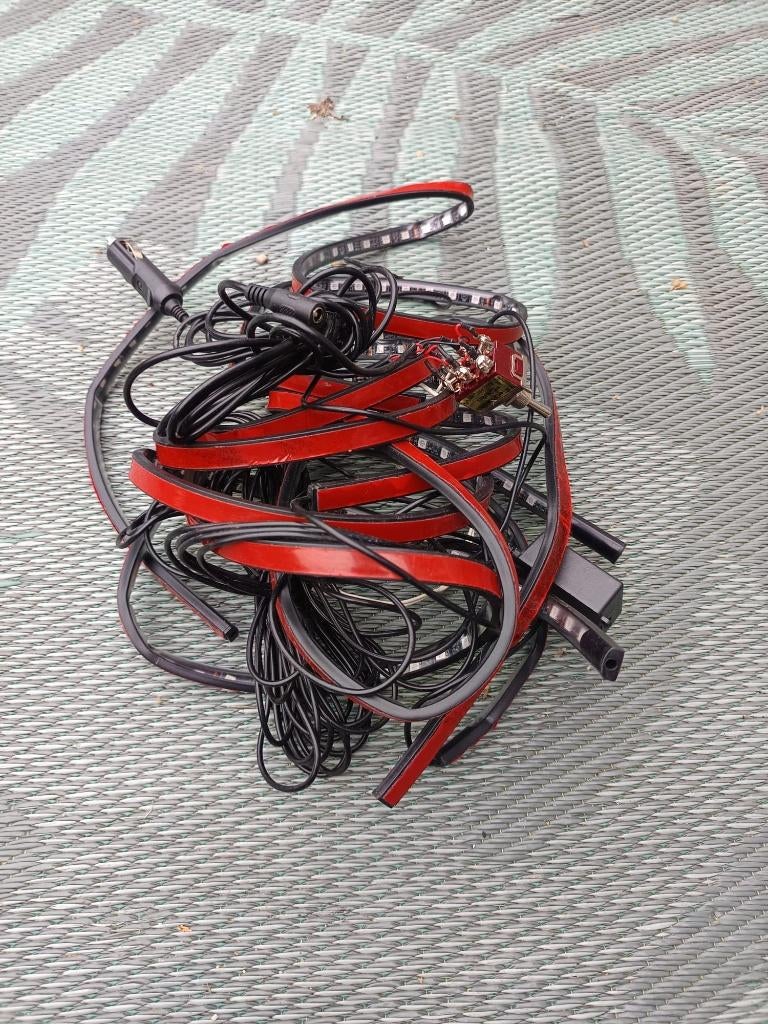 led verlichting interieur auto footwell lighting, Auto diversen, Ophalen of Verzenden