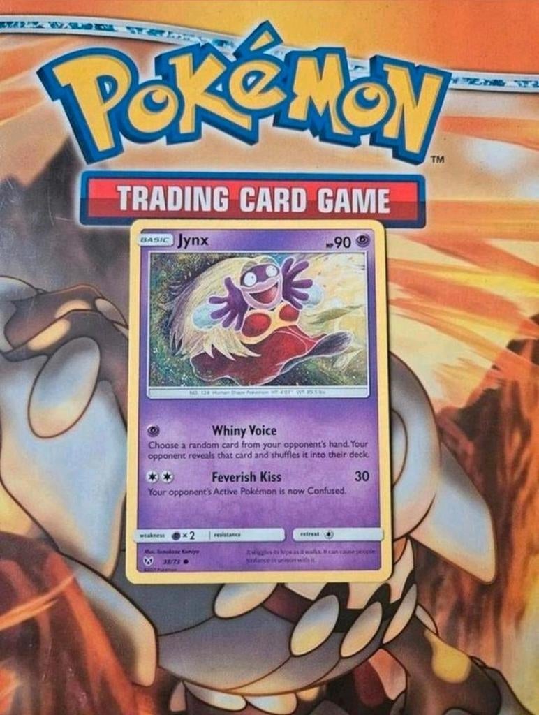 Jynx 38/73 Shining Legends pokemon kaart nm, Ophalen of Verzenden, Zo goed als nieuw, Losse kaart
