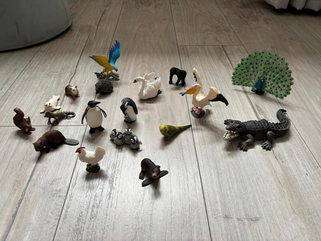 Schleich dierentuin dieren in nieuwstaat!, Verzamelen, Dierenverzamelingen, Ophalen of Verzenden, Zo goed als nieuw, Paard, Beeldje of Figuurtje