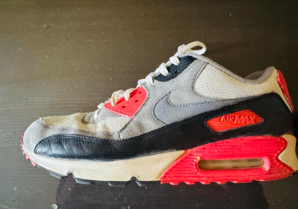 Nike Air Max 90 Infrared 2015 - Maat 47, Ophalen of Verzenden, Gedragen, Overige kleuren, Sneakers of Gympen