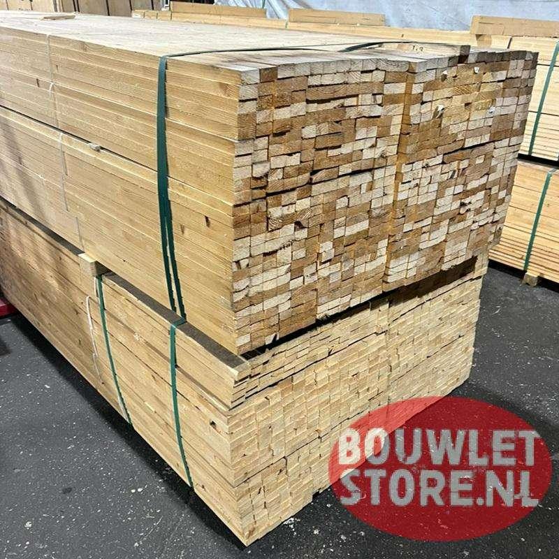 Vuren latten | panlat plafondlat | geschaafd of geegaliseerd, Doe-het-zelf en Verbouw, Hout en Planken, Minder dan 25 mm, Overige typen