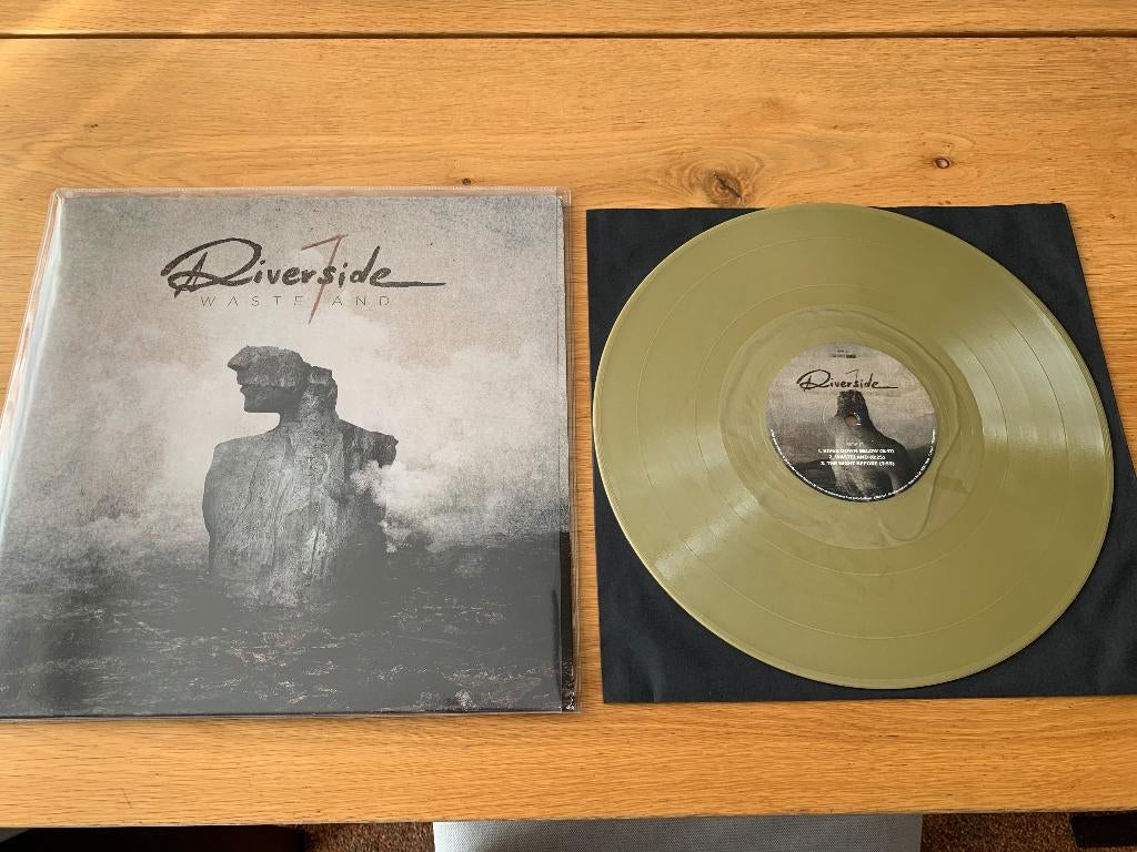 Riverside - Wasteland vinyl LP goud 99 copies, Cd's en Dvd's, Vinyl | Rock, Ophalen of Verzenden, Zo goed als nieuw, 12 inch, Progressive
