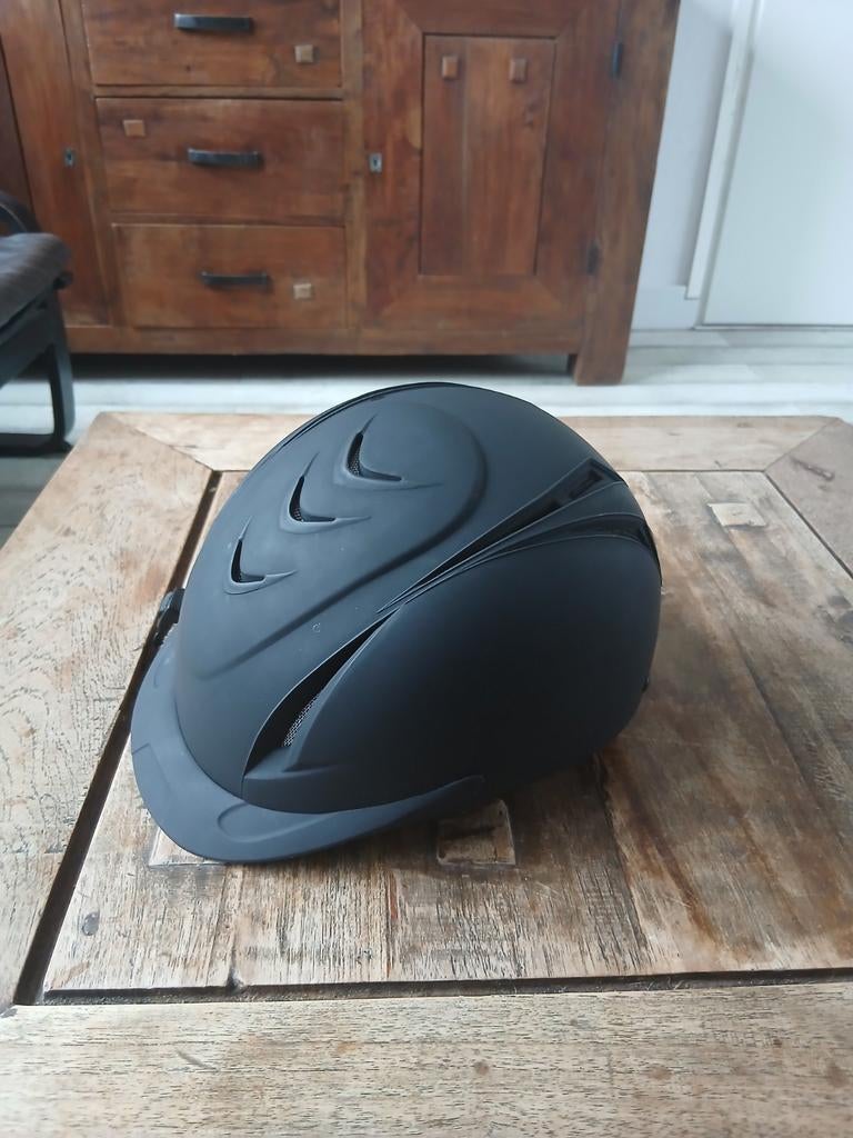 Harry's Horse zwarte cap maat s/m 52/56 met beschermtas, Dieren en Toebehoren, Paardrijkleding, Ophalen, Nieuw, Dressuur