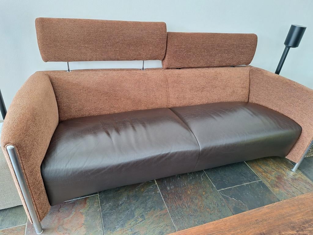 Leolux bank, opnieuw gestoffeerd, Ophalen of Verzenden