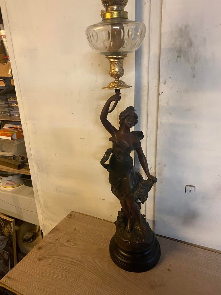 Olielamp, Antiek en Kunst, Antiek | Lampen, Ophalen of Verzenden