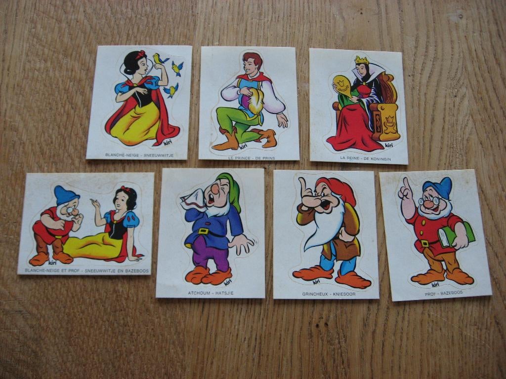 Sneeuwwitje en de 7 Dwergen Kiri Stickers, Ophalen, Sneeuwwitje of Doornroosje, Nieuw, Overige typen