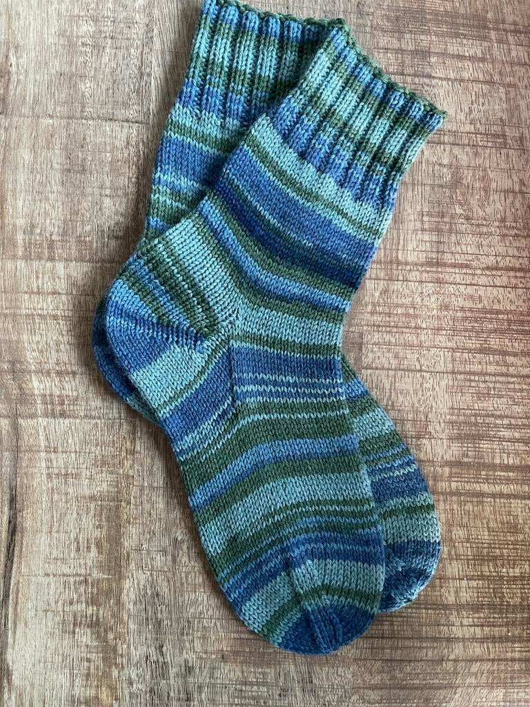 Handgebreide wollen sokken - Maat 39, Sokken en Kniesokken, Overige kleuren, Nieuw, Ophalen of Verzenden