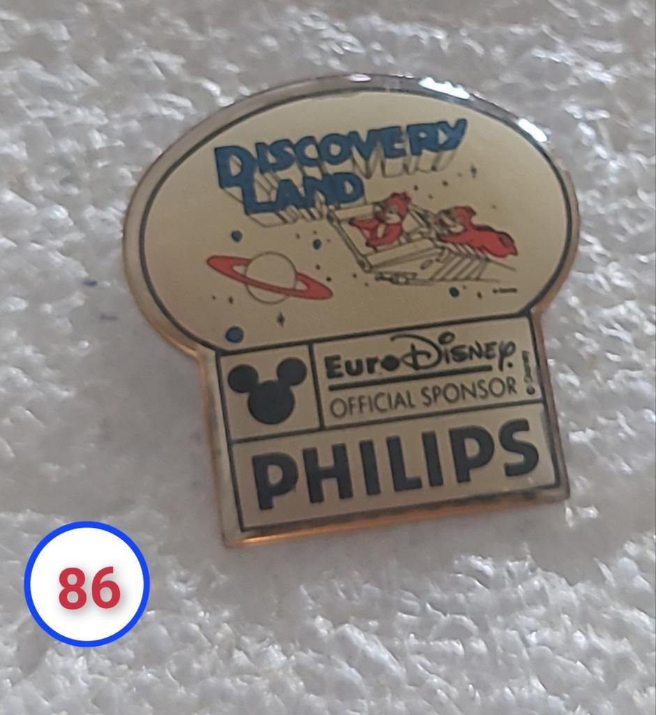 Pin Discovery Land Euro Disney Philips, Verzenden