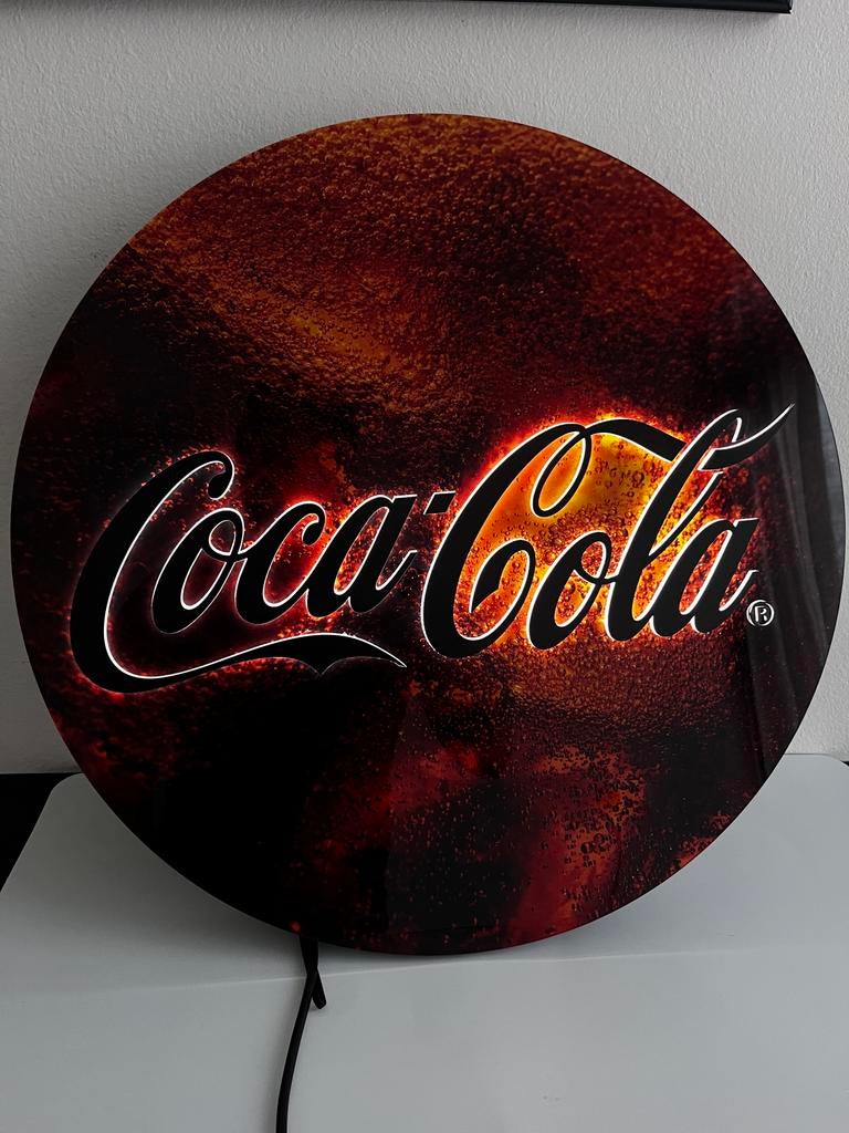 Coca-Cola Lichtbak lichtreclame  - Uniek en Decoratief, Ophalen of Verzenden, Nieuw, Reclamebord, Plaat of Schild, Overige merken