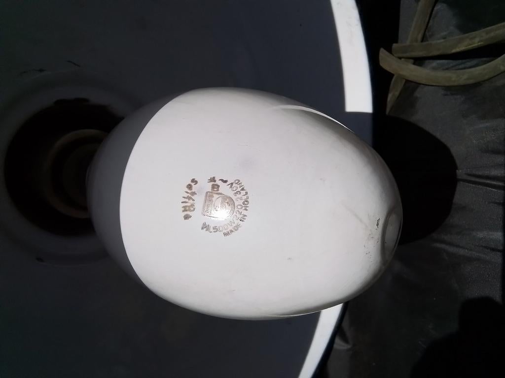 Vintage Philips Industrielamp - Werkplaatslamp Diameter 40cm, Ophalen