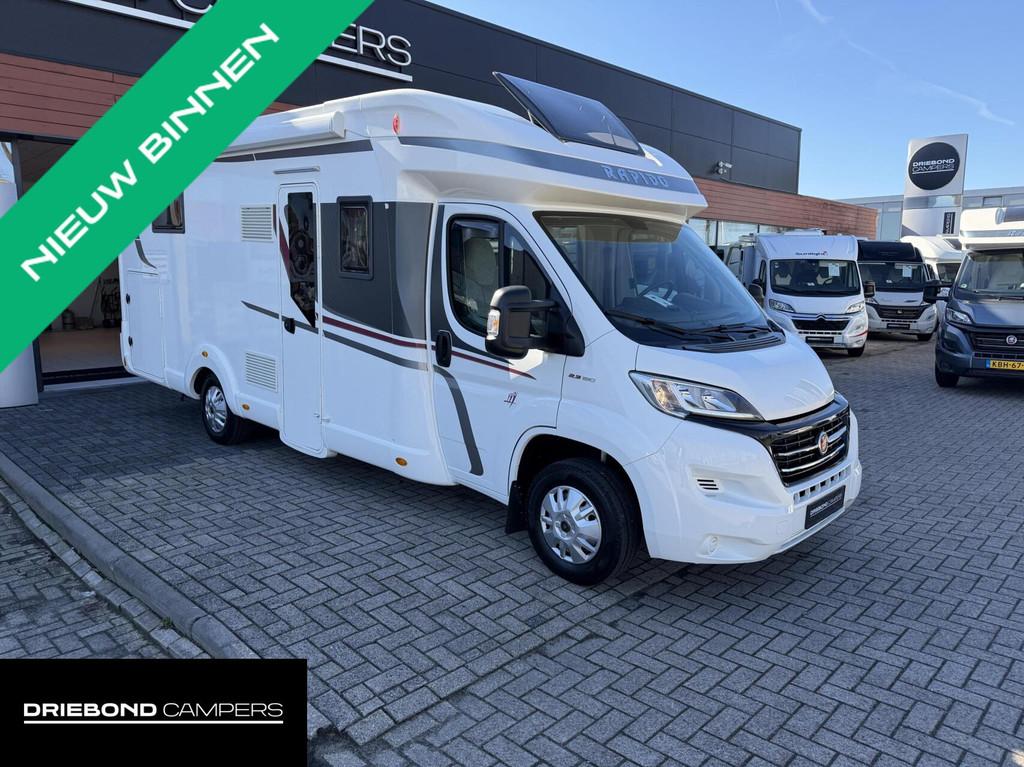 Rapido 686 F Euro6 Queensbed 2X Airco Zonnepaneel Luifel Fie, 7 tot 8 meter, Bedrijf, Elektrische ramen, Rapido