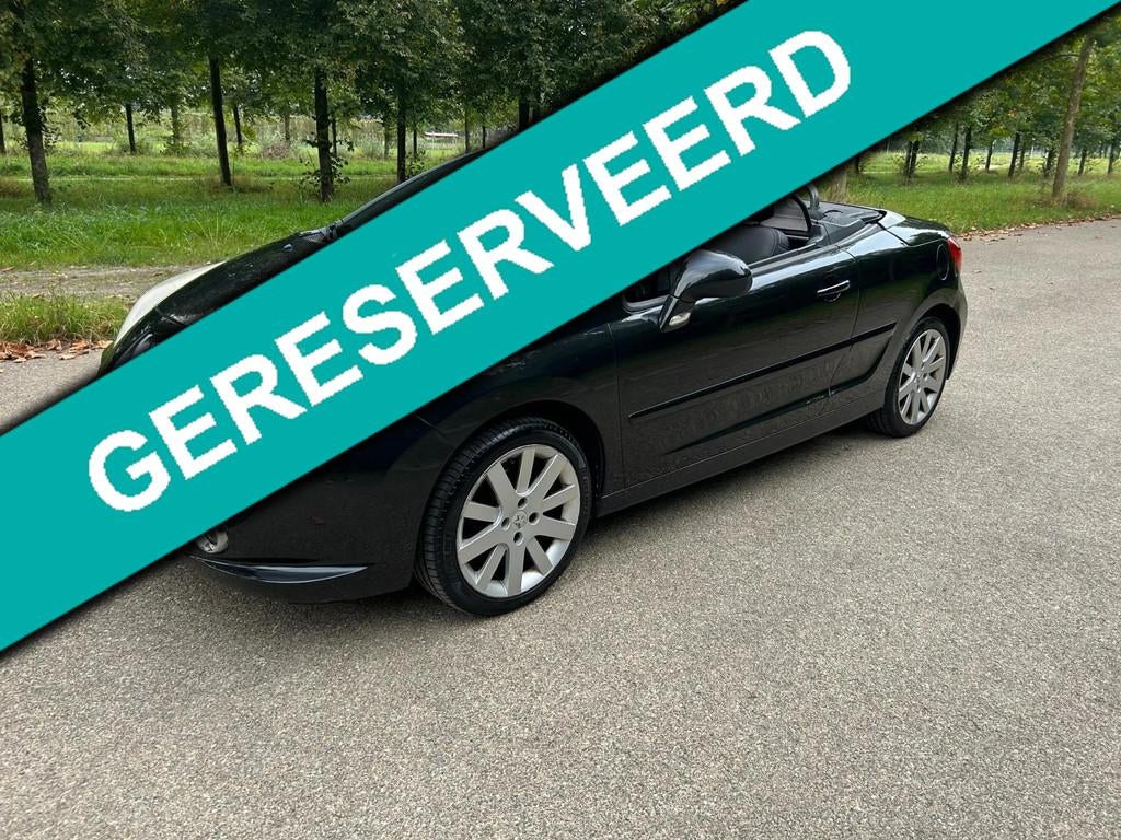 Peugeot 207 CC 1.6 VTi Cabrio Nette auto, Voorwielaandrijving, Gebruikt, Zwart, 4 cilinders
