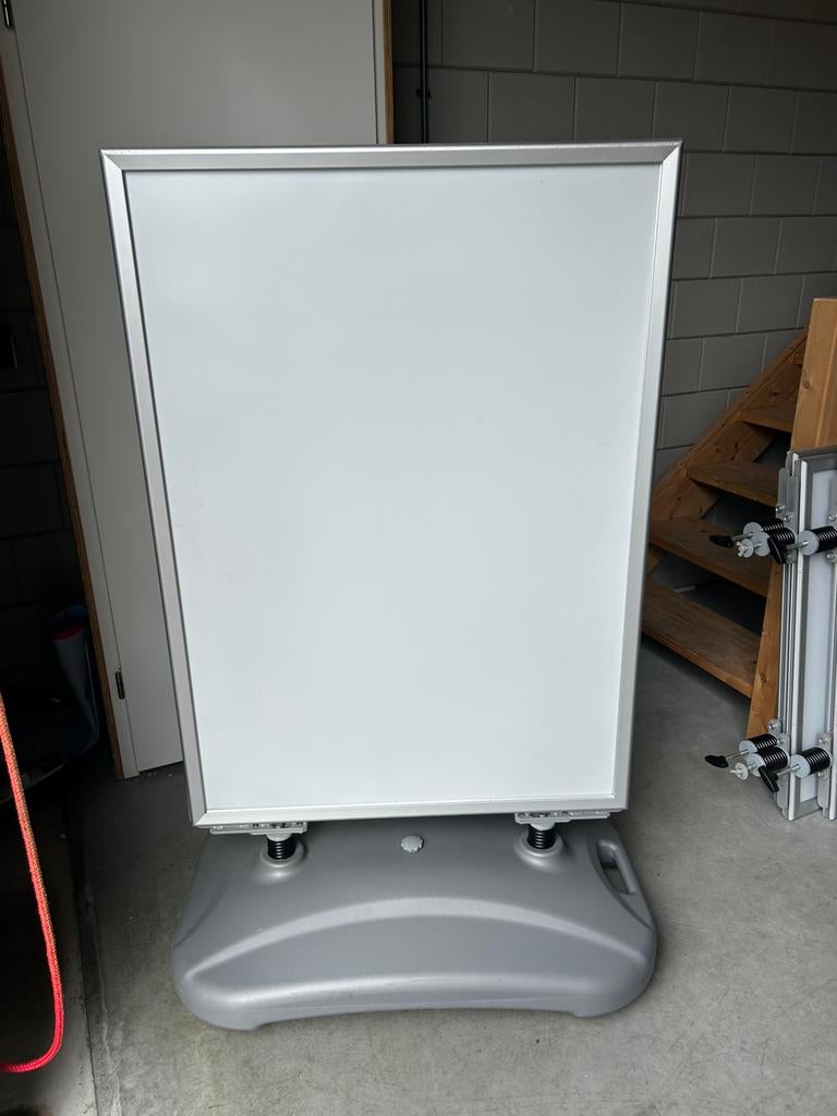 Stoepborden met klemlijst formaat A0 2 zijdig, Ophalen, Zo goed als nieuw