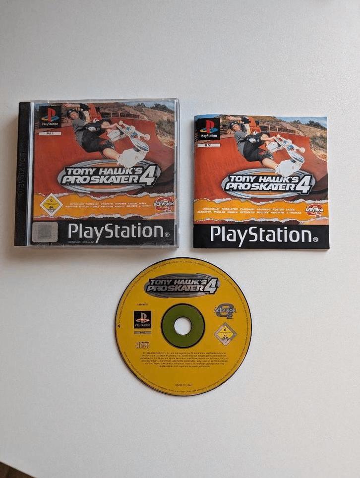 Tony hawk's pro skater 4 Ps1, Spelcomputers en Games, Games | Sony PlayStation 1, 1 speler, Ophalen of Verzenden, Zo goed als nieuw