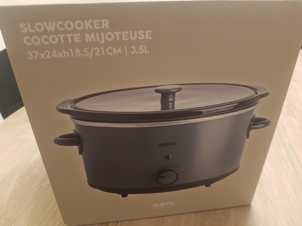 slowcooker, Ophalen of Verzenden, Nieuw, Rechthoekig
