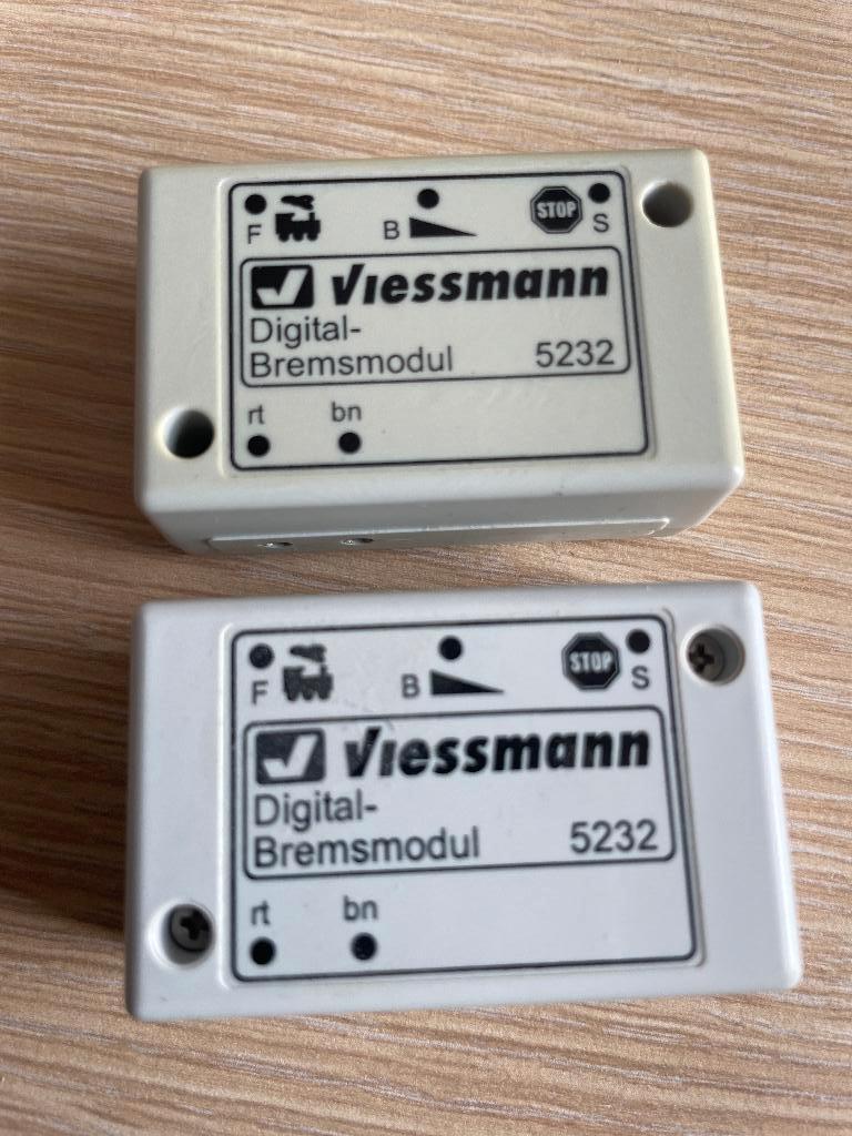 viessmann 5232 remmodules - 2 stuks, Wisselstroom, Locomotief, Zo goed als nieuw, Ophalen