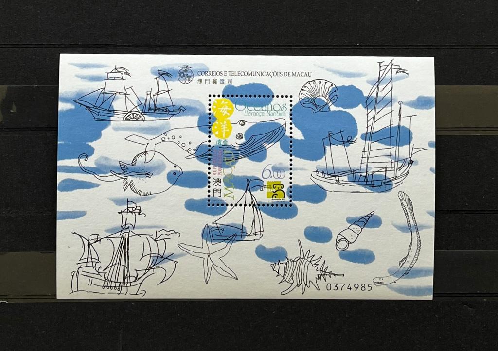 Macau China Postfris 1999 Zeeleven Walvis, Ophalen of Verzenden, Postfris, Dier of Natuur