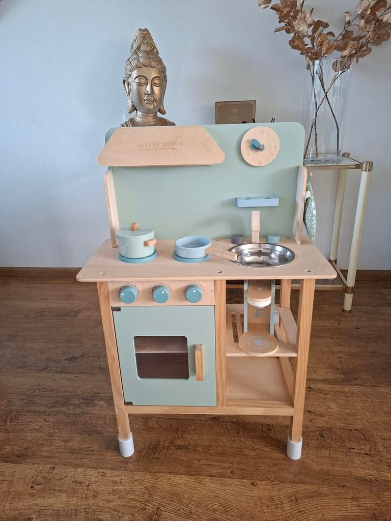 Little Dutch Houten Speelkeuken met Accessoires, Ophalen of Verzenden, Zo goed als nieuw, Hout, Speelkeuken