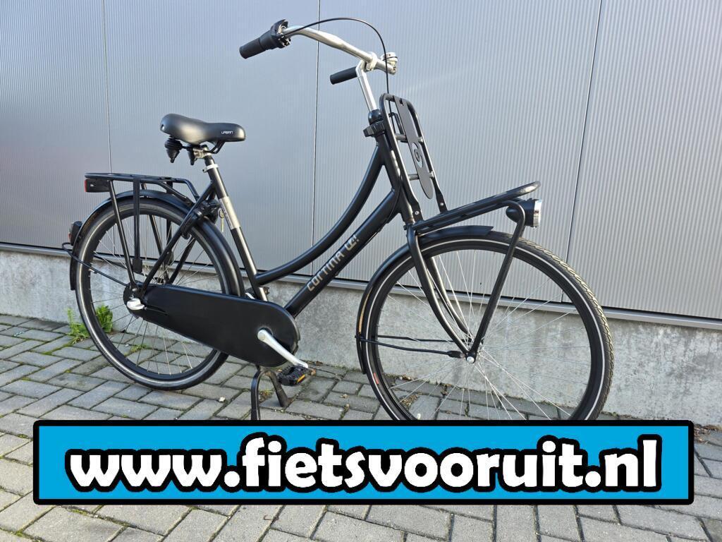 Nette Cortina U4 Transport damesfiets Mat zwart, 53 tot 56 cm, Ophalen of Verzenden, Zo goed als nieuw