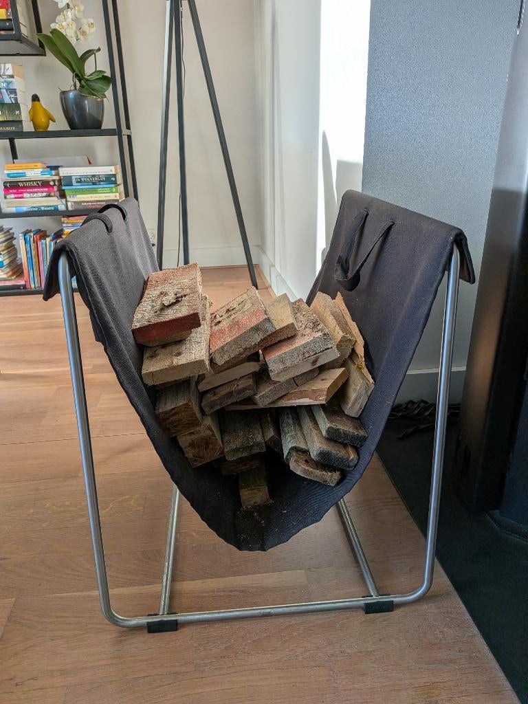 Haardhout bag, Huis en Inrichting, Ophalen, Zo goed als nieuw, Rechthoekig, Overige materialen